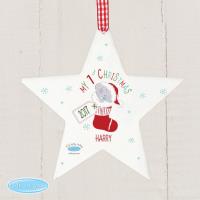 Personalised My 1st Christmas Stocking Star Decoration Extra Image 2 Preview